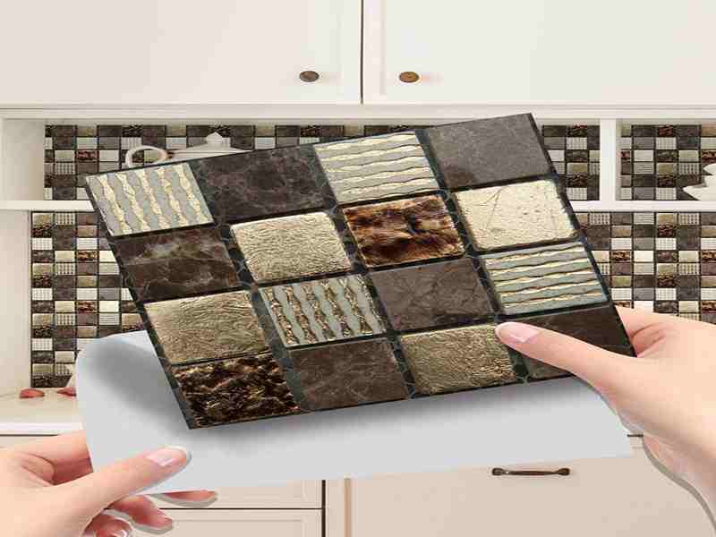 تصویر 2 از کاشی بین کابینتی با تنوع رنگ بالا مناسب آشپزخانه های مدرن